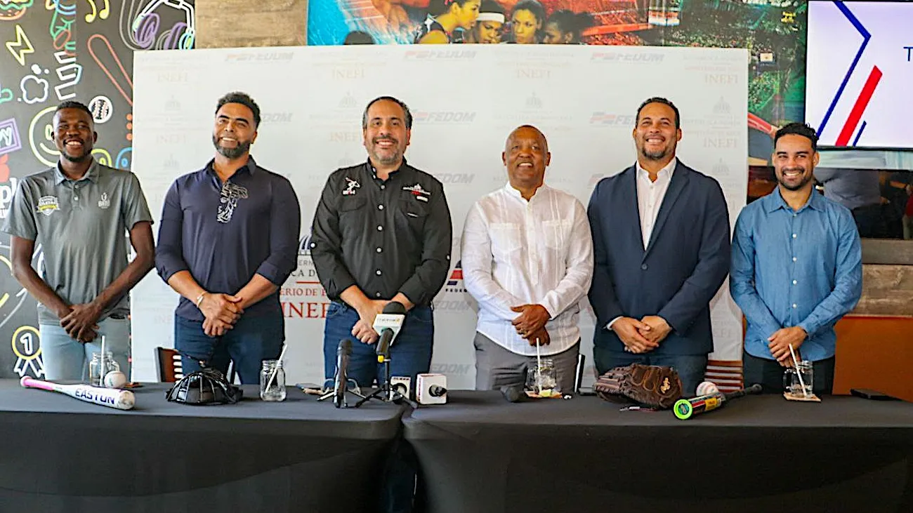 PIE DE FOTO 2 Luis Pie, Nelson Cruz, Alberto Rodríguez Mella, Juan Núñez Nepomuceno, Erick Almonte y Luguelín Santos