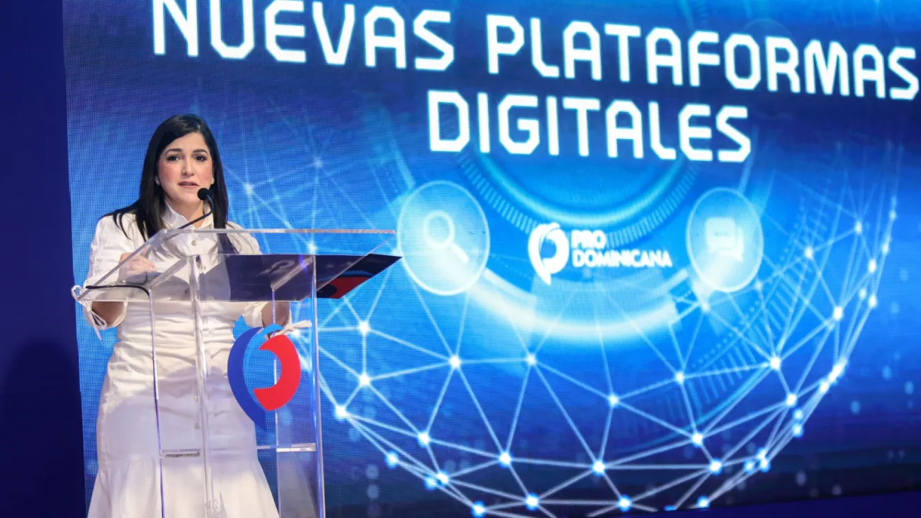 Biviana Riveiro Disla, directora ejecutiva de ProDominicana Lanzamiento Herramientas digitales